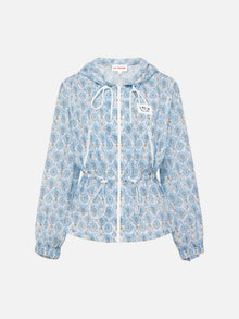 Vibrant Printed Jacket | Blue