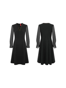Triacetate Dress | Black