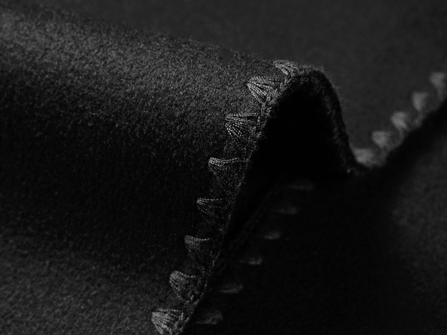 Double-Faced Wool Coat | Black