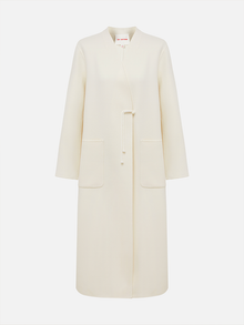 Wool Coat Outerwear | White