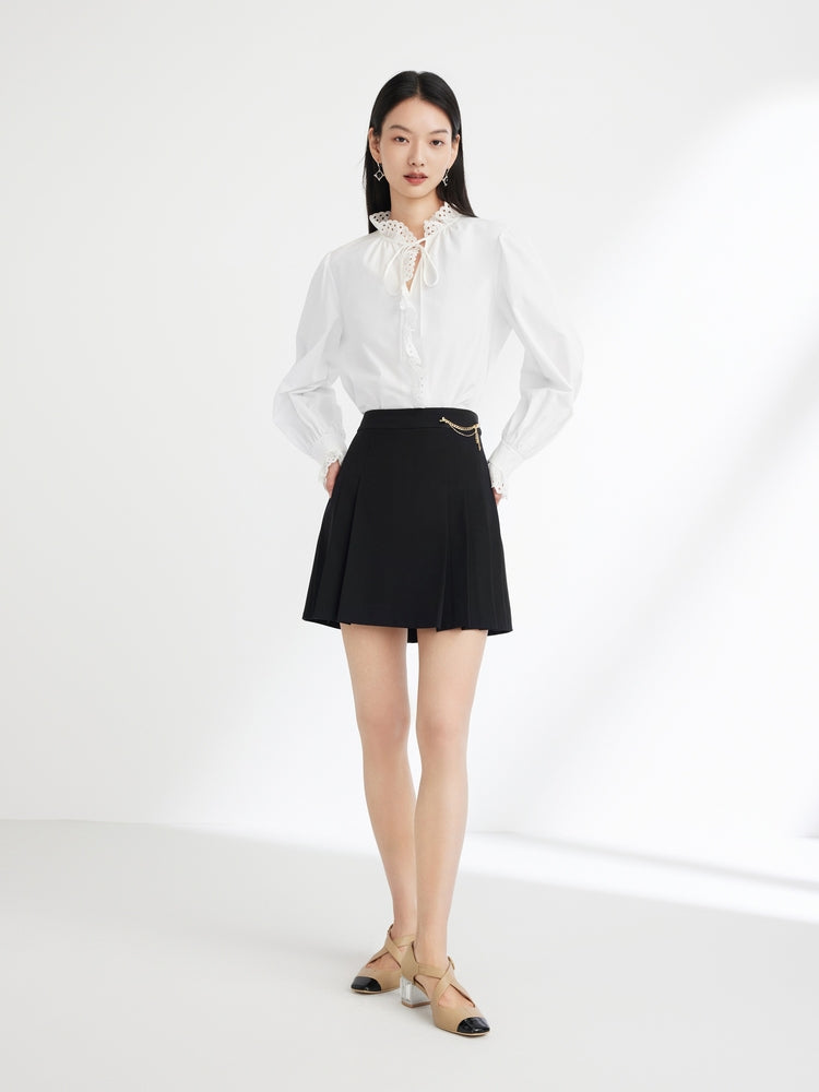 Palace-Style Blouse | White