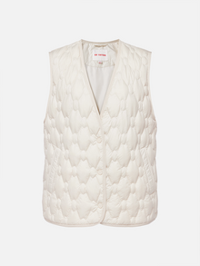 Duck Down Puffer Vest | White