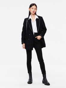 Springy Cropped Jeans | Black