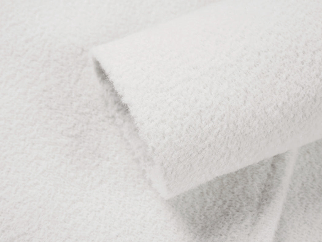 Yaming Sheep Wool Coat Jacket | White
