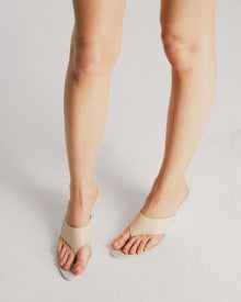 Womens | Stampede Snake Heel | Off White