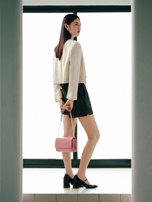 Parisian-Style Wool Jacket | White