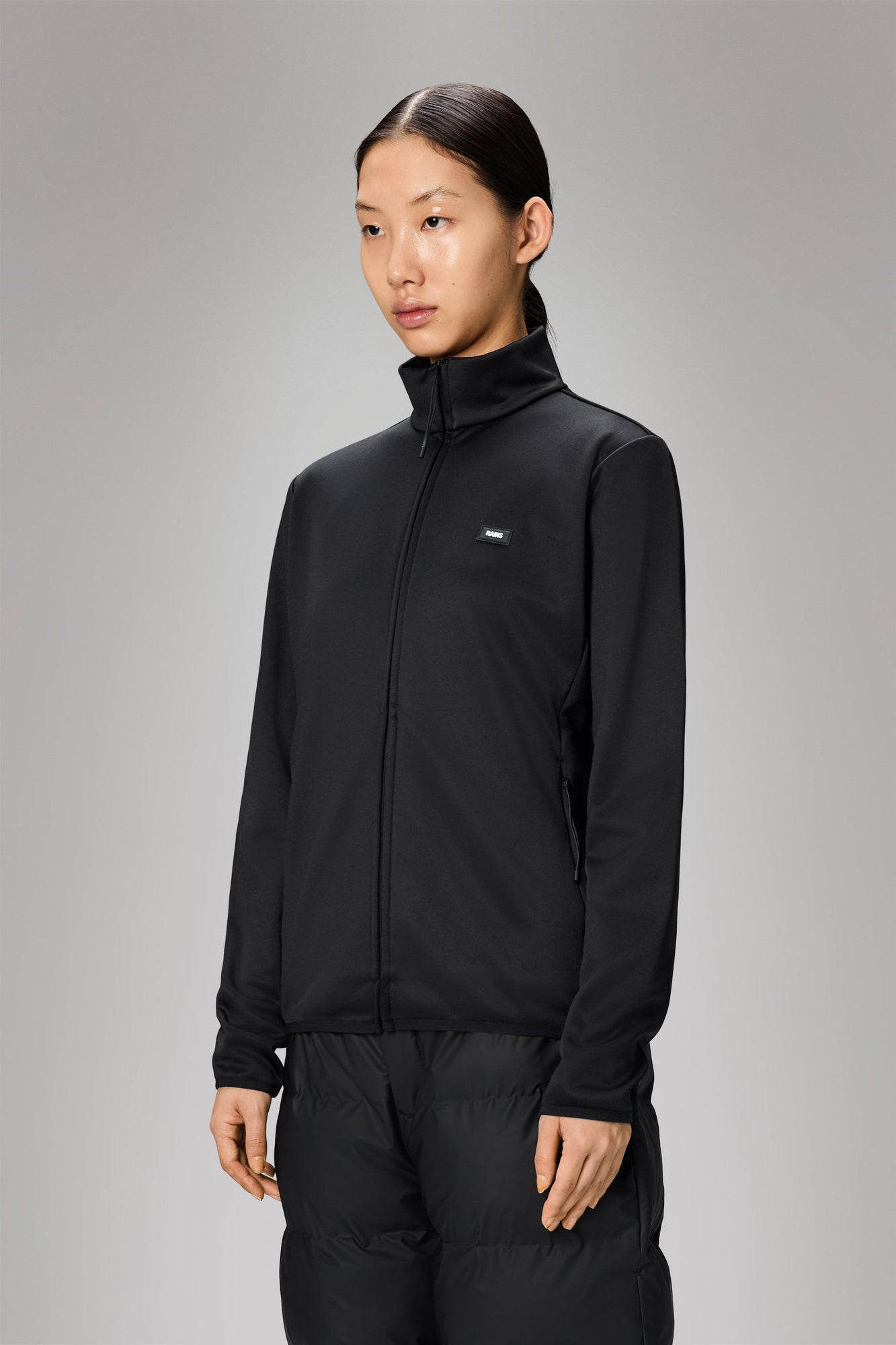 RAINS Sintra Fleece Jacket Black Jacket
