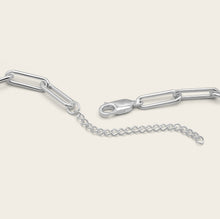 Womens | Large Paperclip Chain Bracelet | Sterling Silver