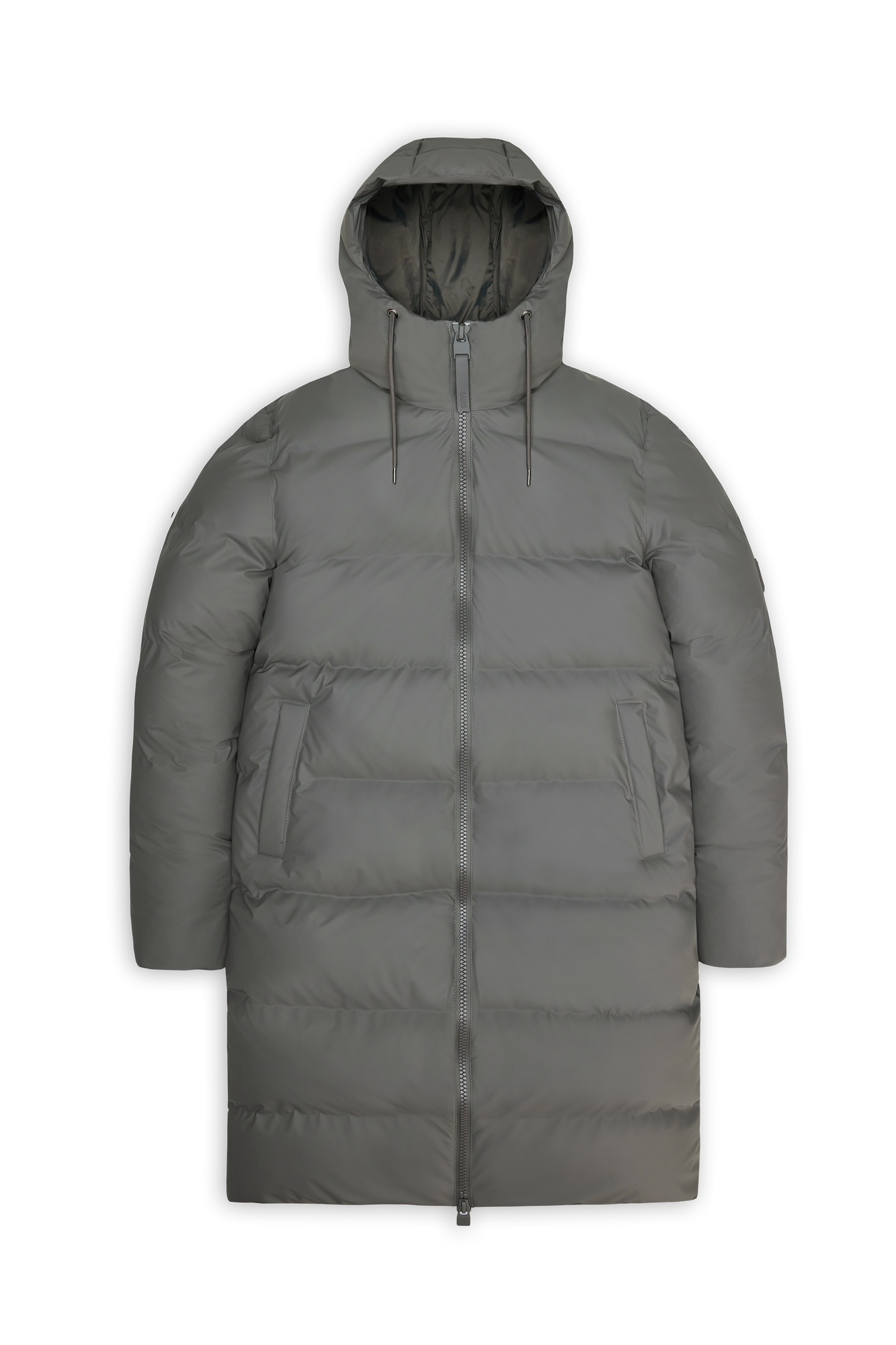 Rains Alta Longer Puffer Jacket Grey Jacket