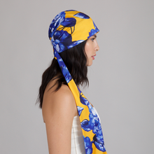 Gigi Papaya Headscarf | Cobalt