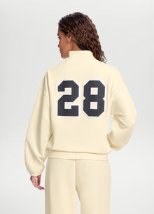 Better League Zip Sweatshirt | Creamy White