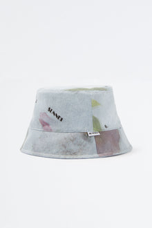 Denim Bucket Hat | Unisex | Flower Print