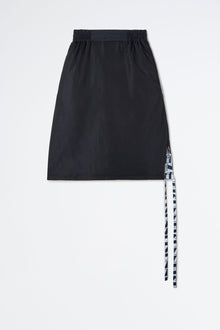 Reversible Logo Elastic Skirt | Women | Navy x White