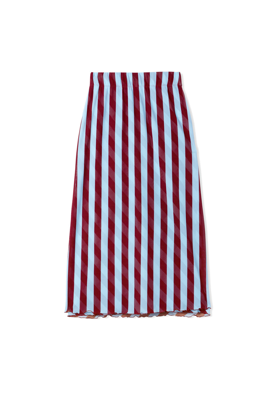 Long Skirt | Women | Celestial x Bordeaux Stripes