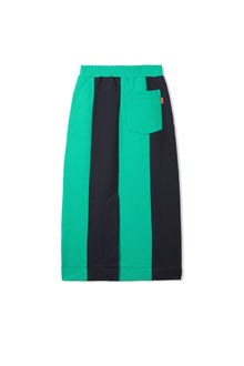 Long Skirt | Women | Fern Green x Midnight Blue