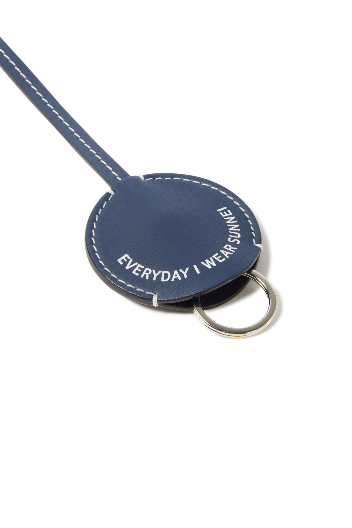 Unisex | Everyday I Wear Sunnei' Keychain | Navy Blue