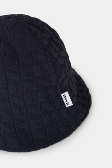 Allover Logo Bucket Hat | Unisex | Dark Navy