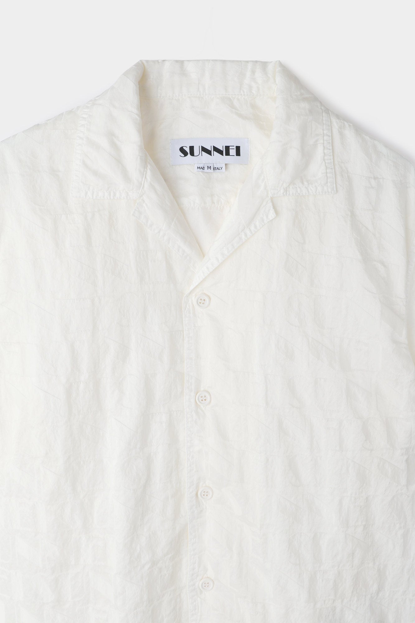 Allover Short Sleeves Shirt | Men | Cream