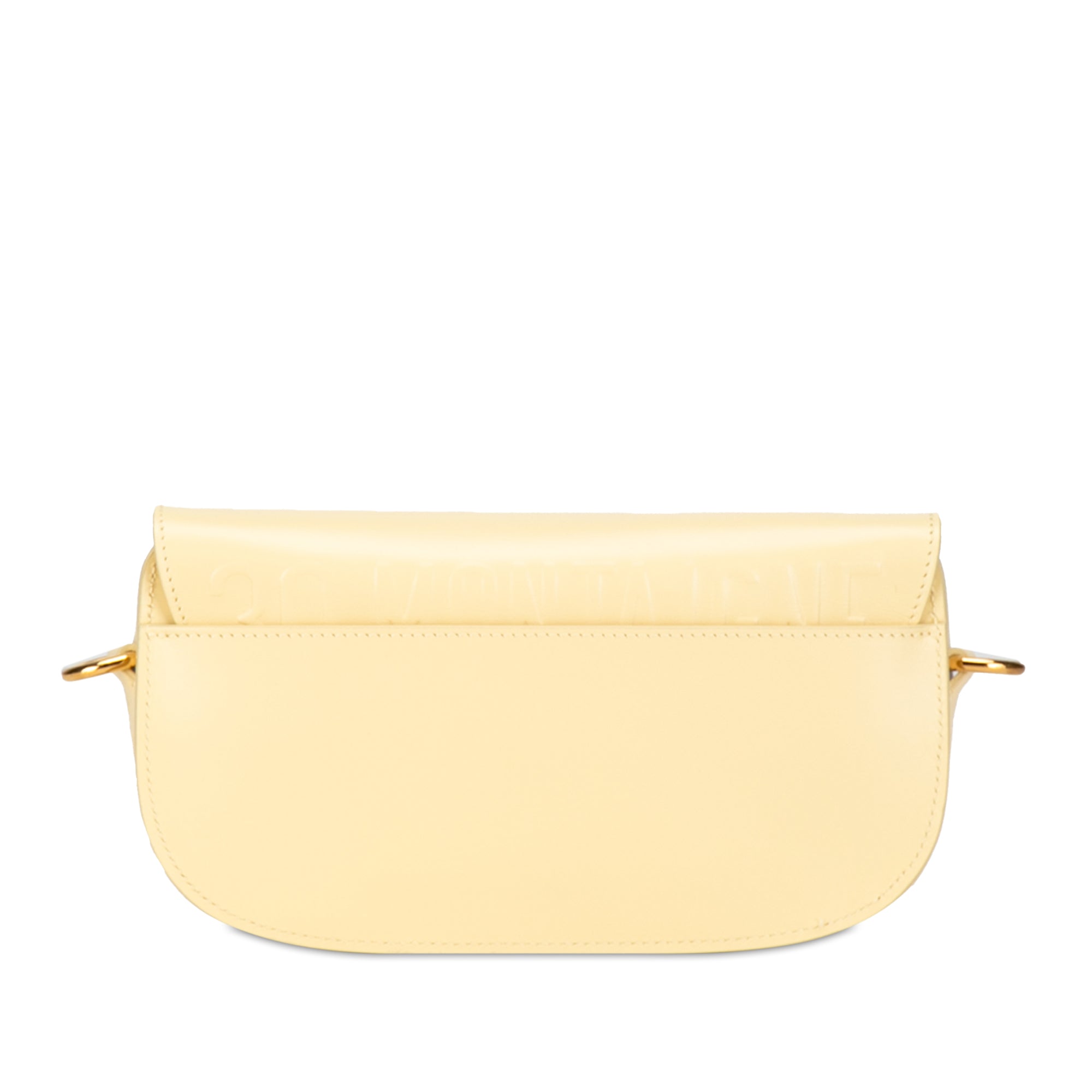 Dior | Pre-Owned Calfskin Bobby East West Crossbody | Yellow/Light Yellow