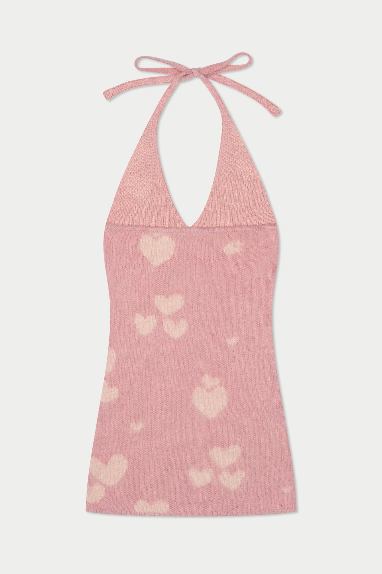 Hearts Knit Dress | Pink