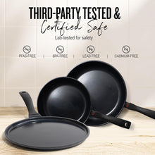 Energy Nonstick Ceramic Frying Pan 6-Piece Set | Black