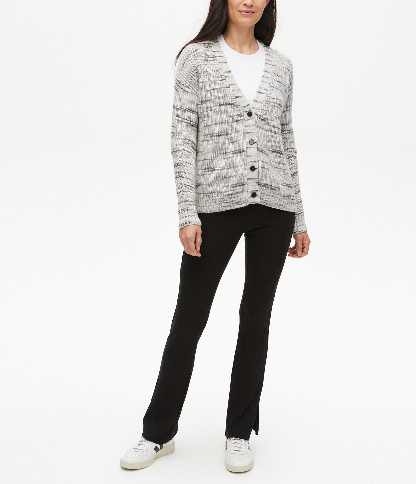 Priya Ribbed Pant | Black