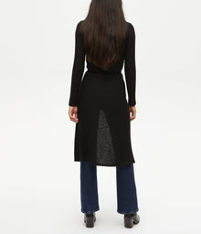 Isa Ribbed Cardigan | Black