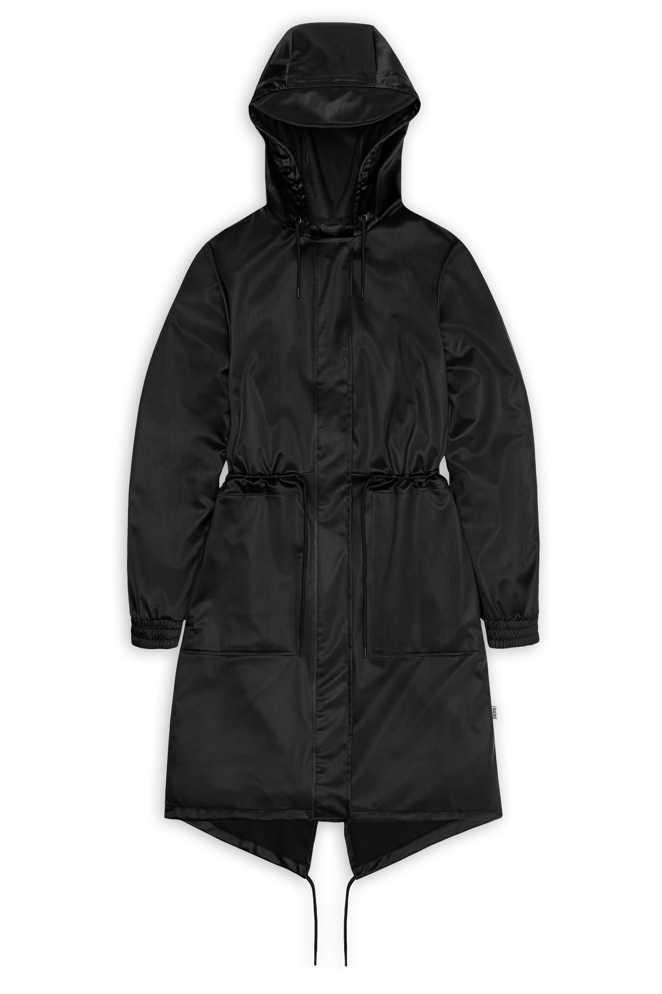Rains String W Parka Black Grain Jacket