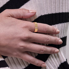 Womens | 0.06 CT Round Cut 12 Stone Lab Grown Accent Diamond | Fashion Band Ring | 14K Yellow Gold Plated Silver | G-SI