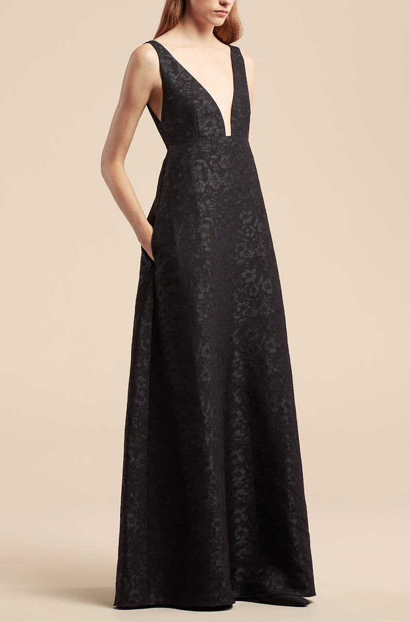 Cloque Dress | Black