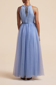 Tulle Halter Neck Gown | Hydrangea