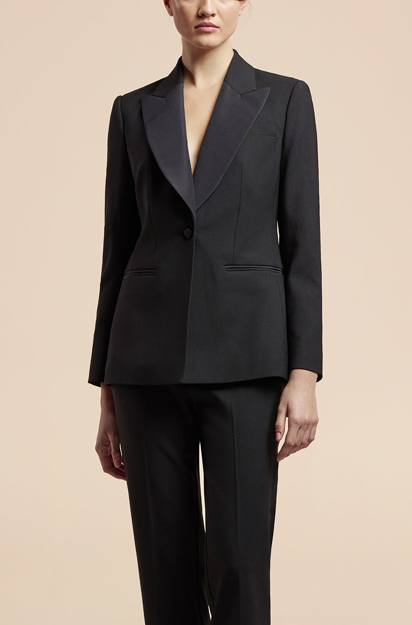 Tuxedo Blazer | Black