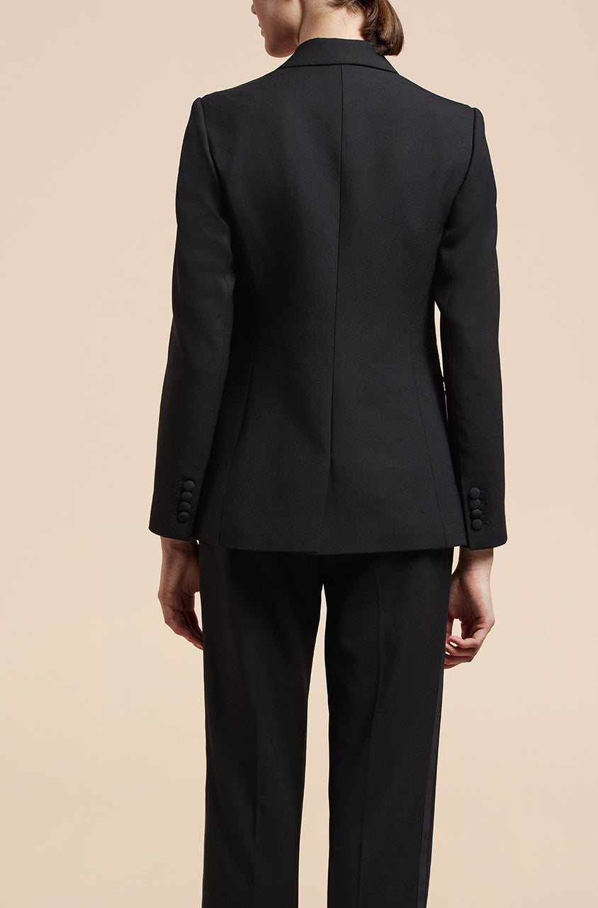 Tuxedo Blazer | Black