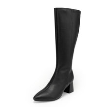 Eliel | Black Pebb Faux Leather