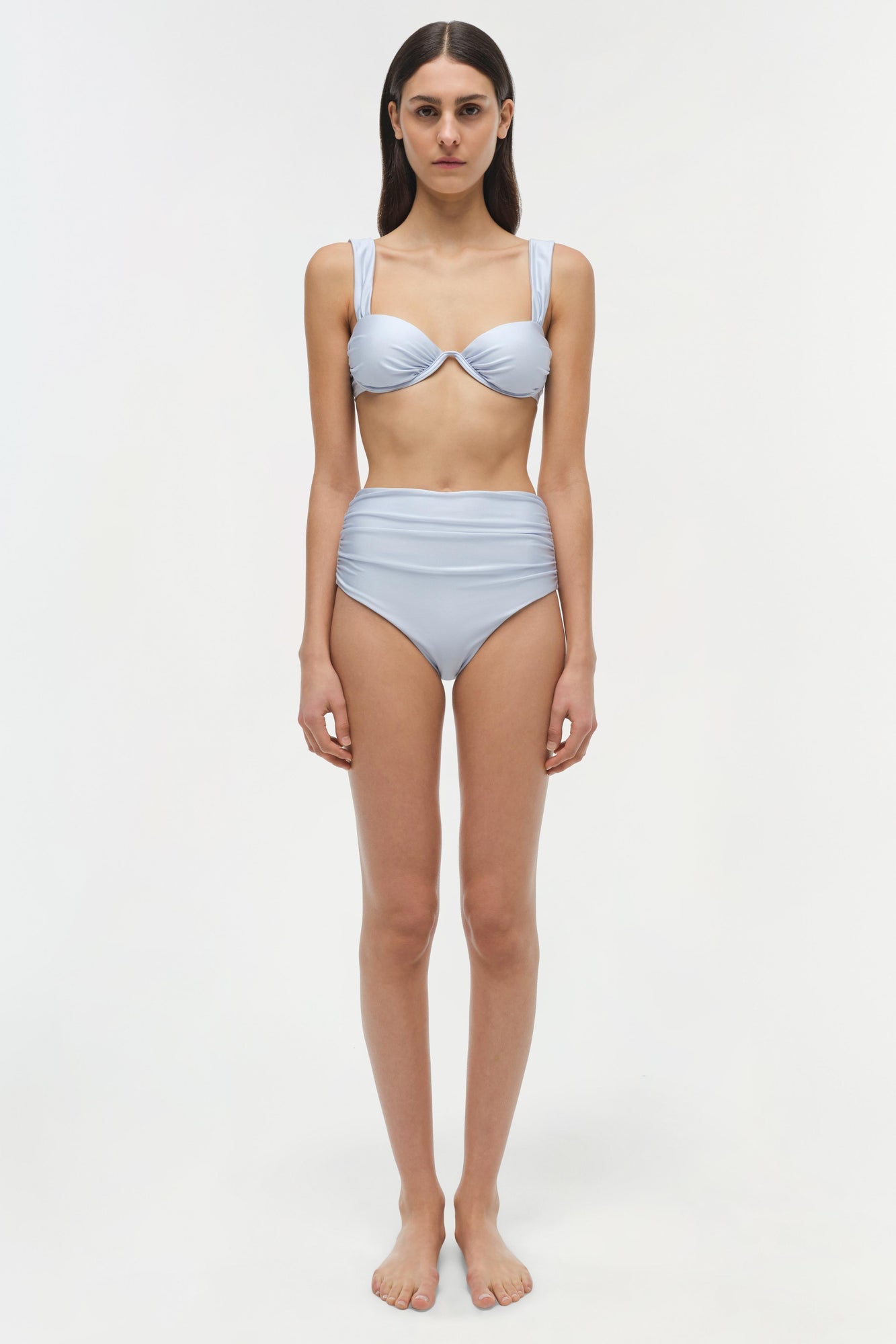 Womens | Teya High Waist Bikini Bottom | Periwinkle Sky