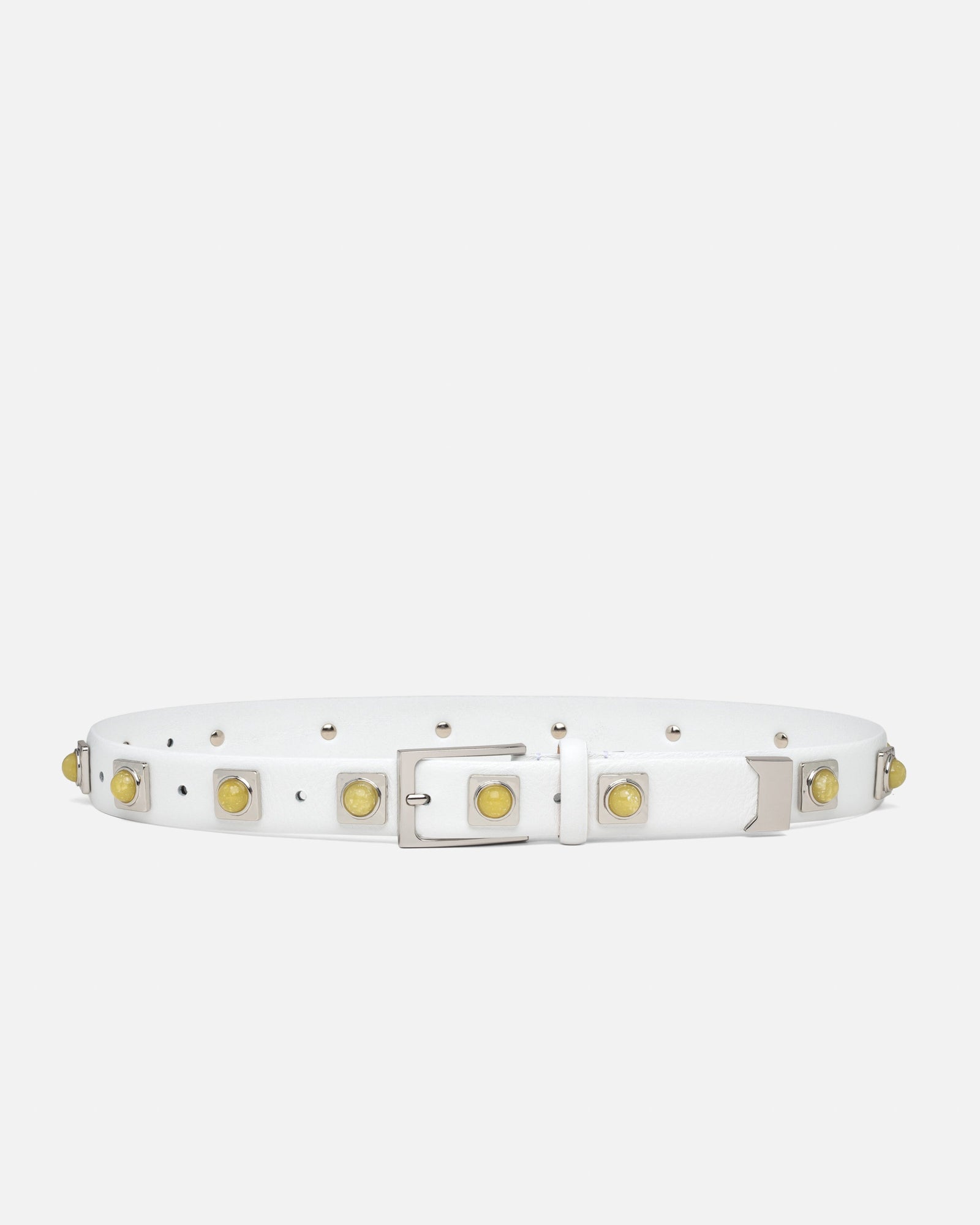 No. 2 Belt | Chalk/Lemon