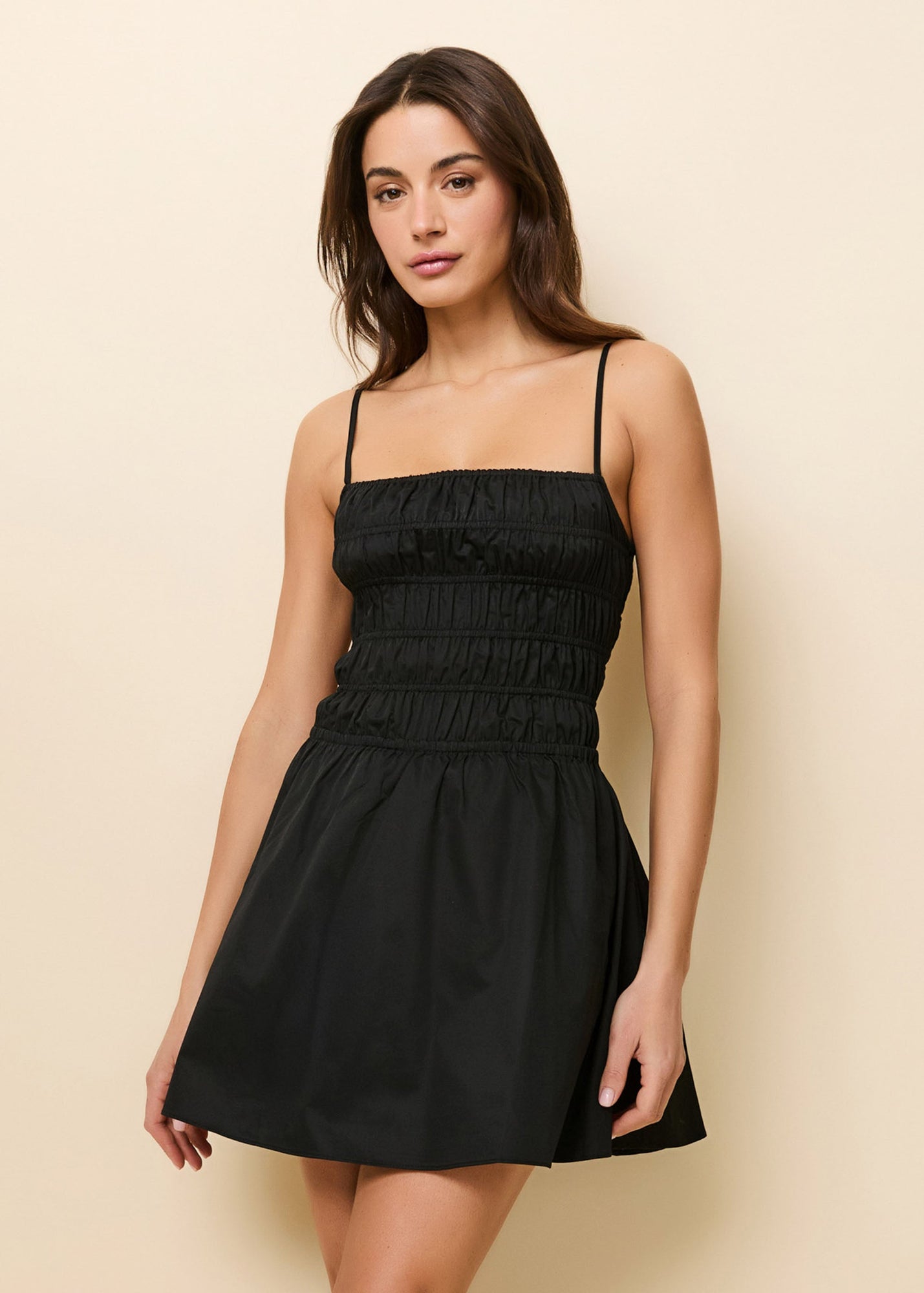 Women | Delta Mini Dress | Noir