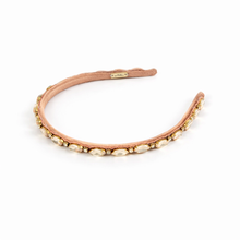 Lux Headband | Gold/Crystal/Panne Velvet