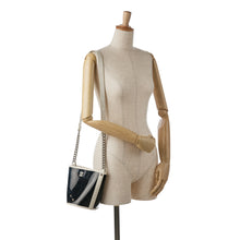 Chanel | Pre-Owned Crumpled Calfskin PVC Camellia Bucket - II | Black