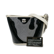 Chanel | Pre-Owned Crumpled Calfskin PVC Camellia Bucket - II | Black