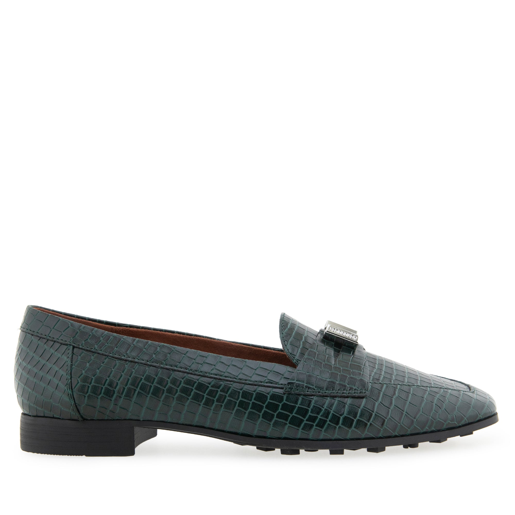 Paulette | Ponderosa Pine Mini Embossed Crocco Faux Leather