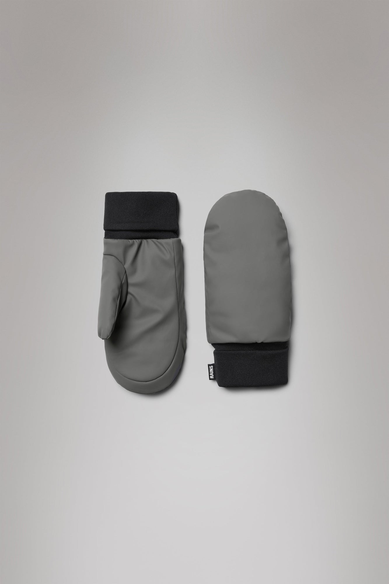 RAINS Alta Puffer Mittens Grey Gloves