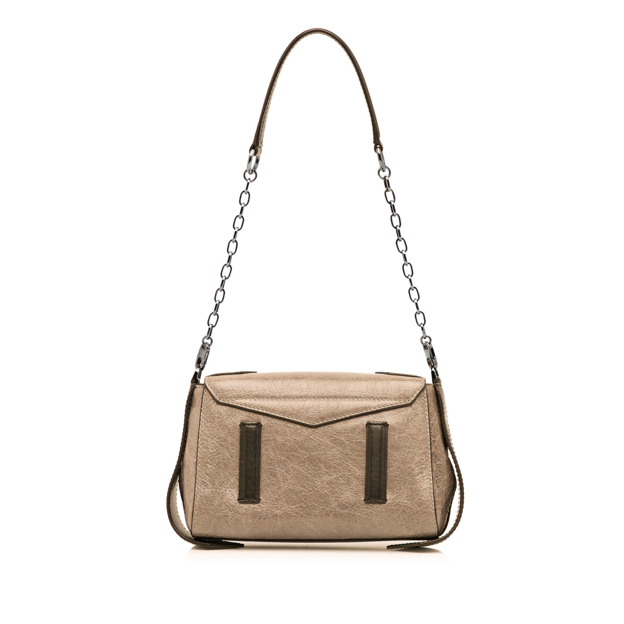 Givenchy Pre-Owned Small Crinkled Calfskin ID Convertible Bag | Women | Brown x Light Brown