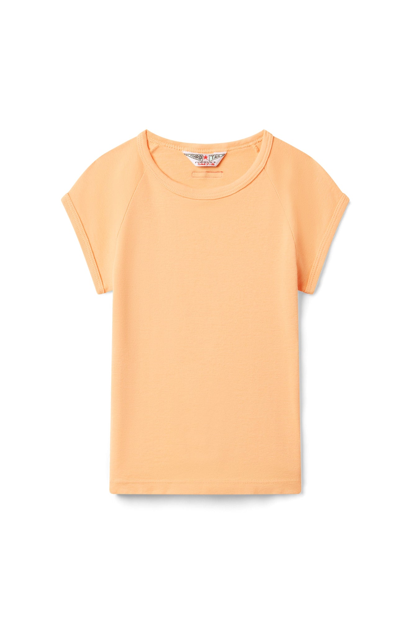 Kids | Kids Basic Short Sleeve Baseball Tee | Orange Creamsicle