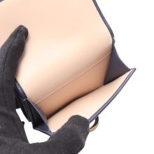Bvlgari | Pre-Owned Leather Trifold Wallet | Blue/Navy