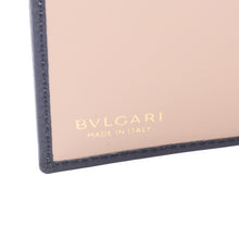 Bvlgari | Pre-Owned Leather Trifold Wallet | Blue/Navy
