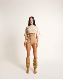 Womens | Kind Cow Suede Boot | Camel