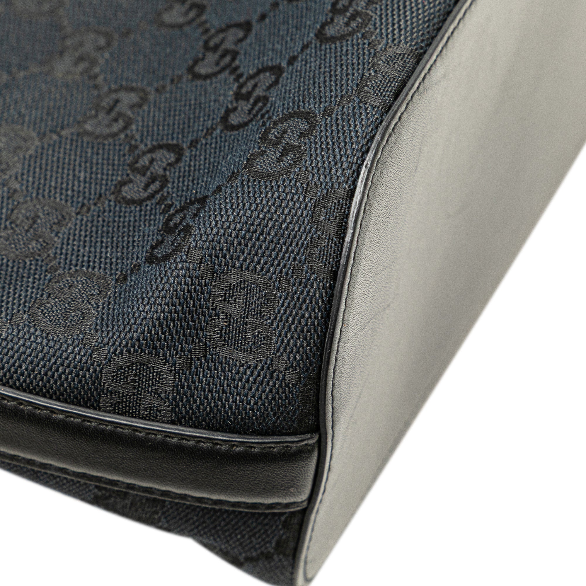 Gucci | Pre-Owned GG Canvas Shoulder Bag | Blue/Navy
