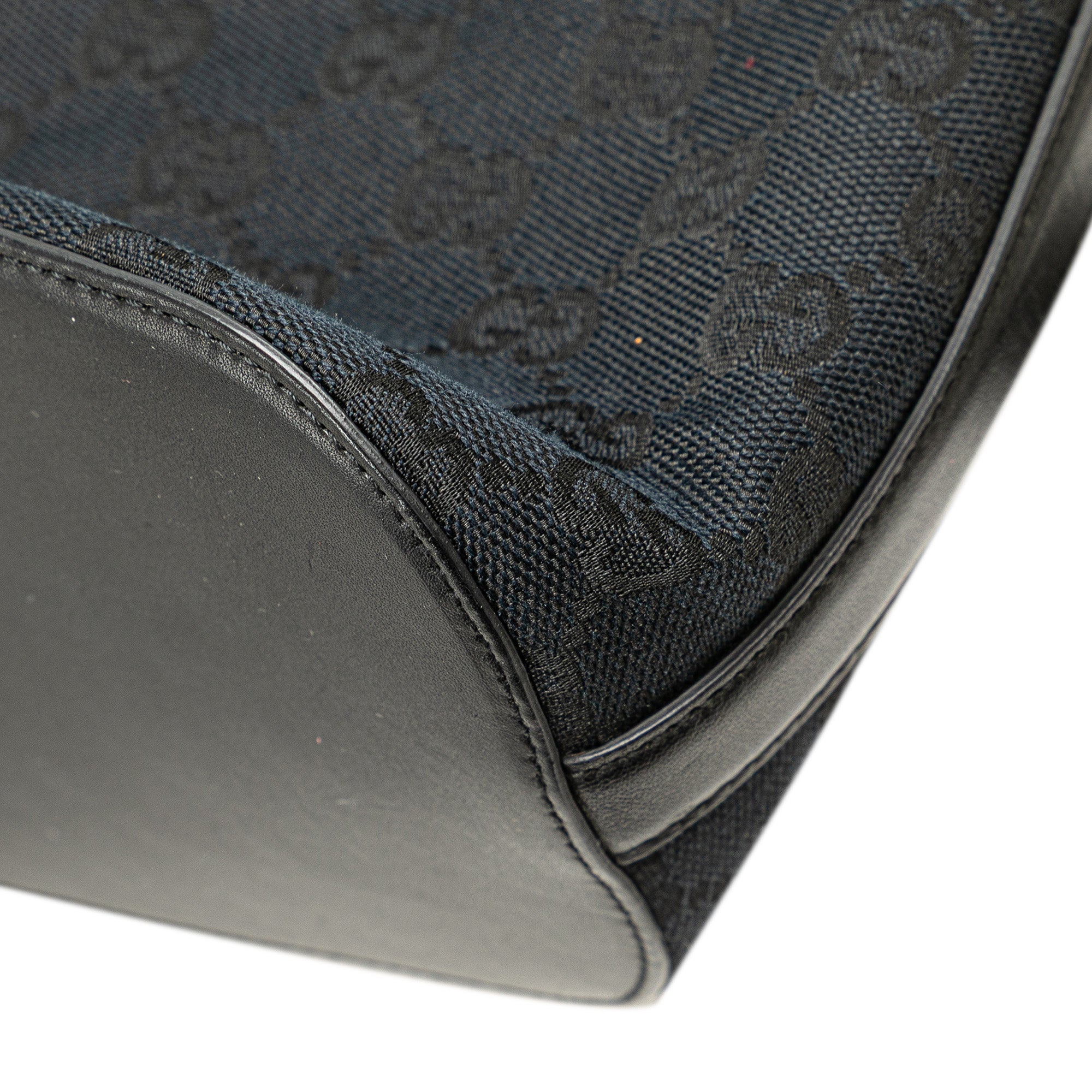 Gucci | Pre-Owned GG Canvas Shoulder Bag | Blue/Navy