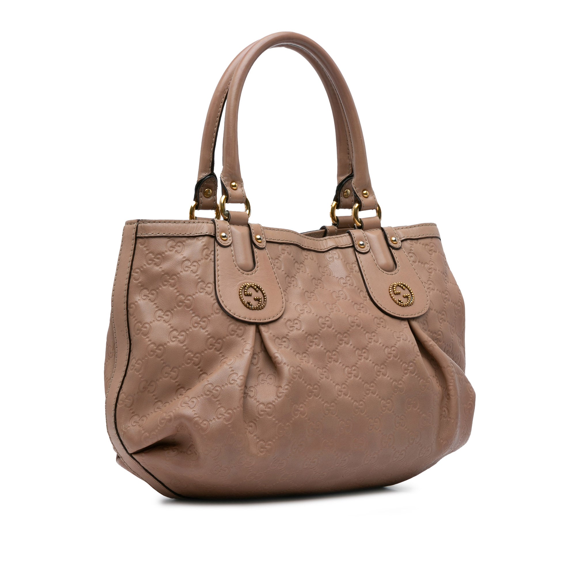 Gucci | Pre-Owned Guccissima Scarlett Tote | Brown/Nude